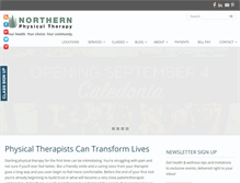 Tablet Screenshot of northernpts.com